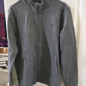 Men's Chase Gray Full-Zip Sweater
